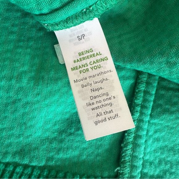 NWT Aerie Corduroy Micro Mini Skirt in Kelly Green-Size Small - Picture 7 of 10